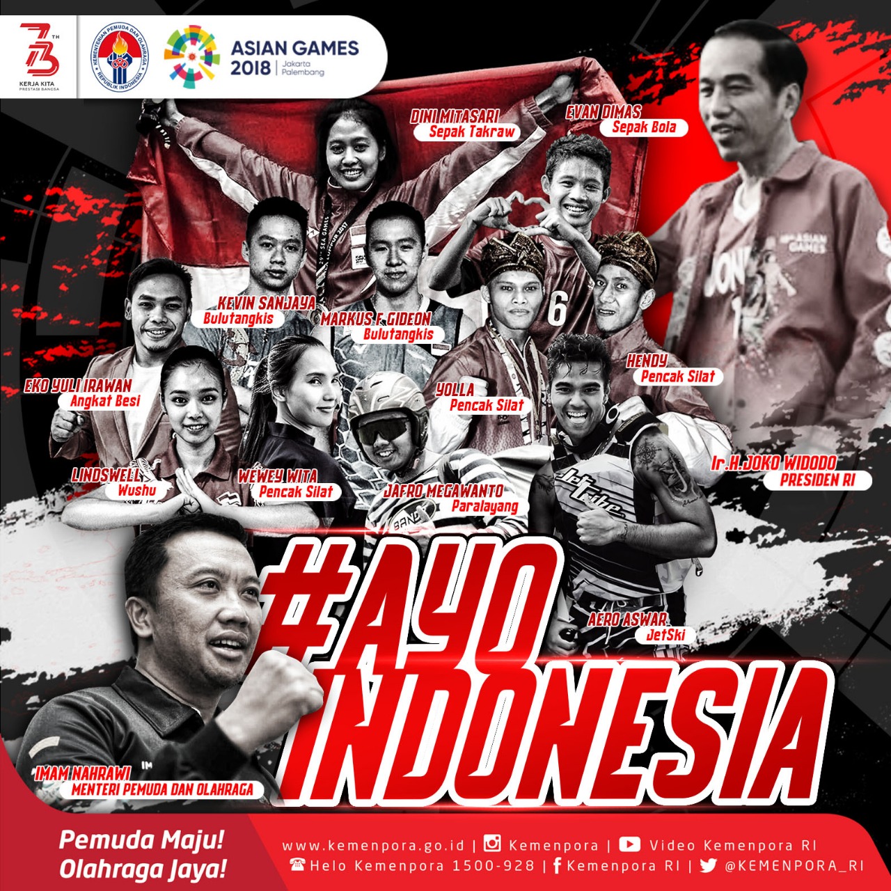 Infografis Dukungan Bagi Atlet Indonesia - 20180818